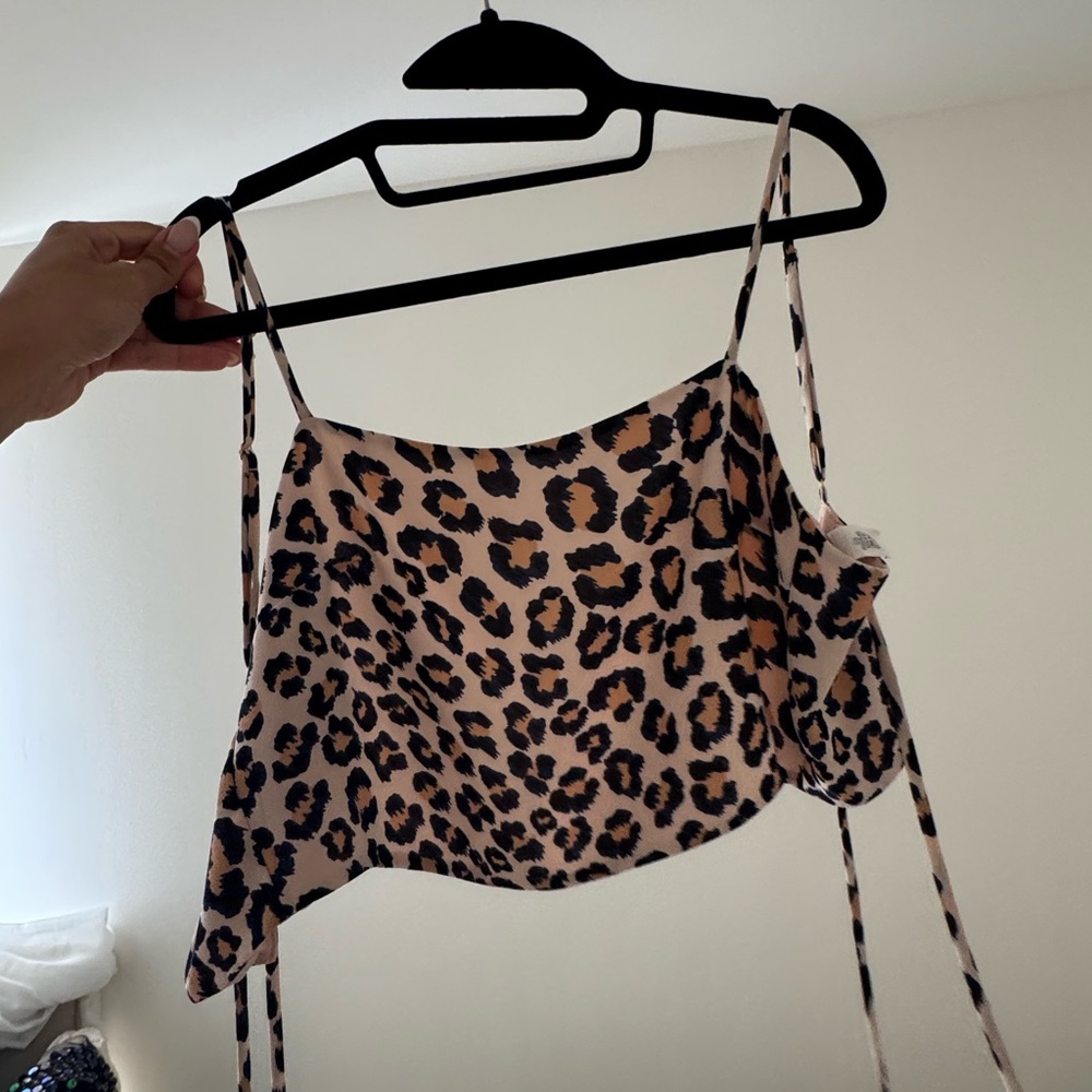 Victoria's Secret Leopard Print Crop Top